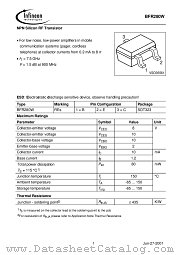 BFR280W datasheet pdf Infineon