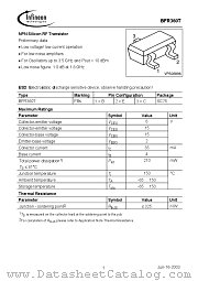 BFR360T datasheet pdf Infineon