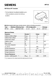 BFT93 datasheet pdf Infineon