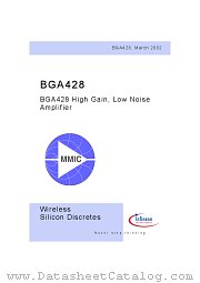 BGA428 datasheet pdf Infineon