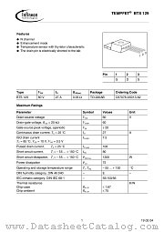 BTS129 datasheet pdf Infineon