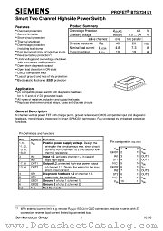 BTS734-L1 datasheet pdf Infineon