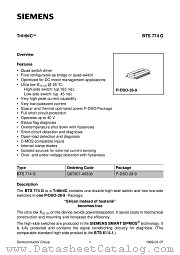 BTS774-G datasheet pdf Infineon