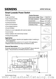 BTS941 datasheet pdf Infineon