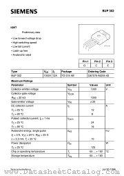 BUP302 datasheet pdf Infineon