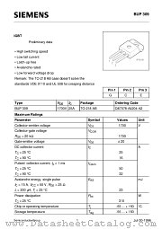 BUP309 datasheet pdf Infineon