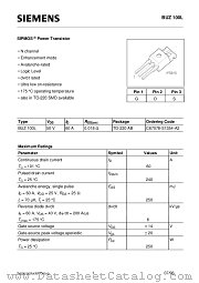 BUZ100LE3045A datasheet pdf Infineon