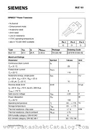 BUZ101 datasheet pdf Infineon