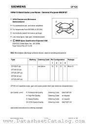 CFY25-20E7916 datasheet pdf Infineon