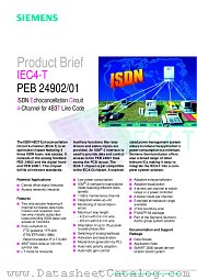PEB24901-HV1.2 datasheet pdf Infineon