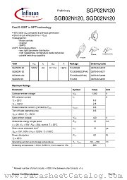 SGB02N120 datasheet pdf Infineon