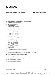 HYM328020S-60 datasheet pdf Infineon