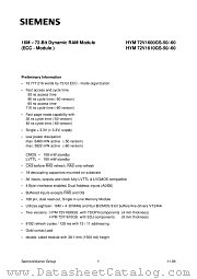 HYM72V1610GS-60 datasheet pdf Infineon