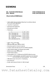 HYM72V4005GS-60 datasheet pdf Infineon