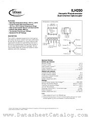 ILH200 datasheet pdf Infineon