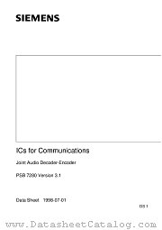 PSB7280-FV3.1 datasheet pdf Infineon
