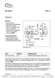 KSY13E7502 datasheet pdf Infineon