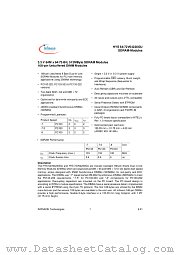 HYS64V64220GU-7-D datasheet pdf Infineon