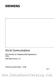 PSB4600-FV1.2 datasheet pdf Infineon