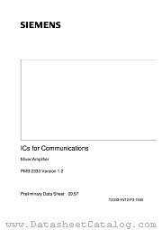 PMB2333-R datasheet pdf Infineon