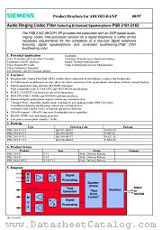 PSB2163-PV3.1 datasheet pdf Infineon