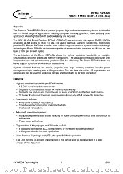 HYB25R144180C-653 datasheet pdf Infineon