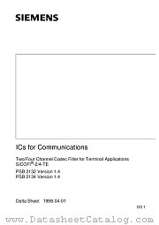 PSB2134-HV1.4 datasheet pdf Infineon