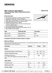 SBL81314RE9466 datasheet pdf Infineon