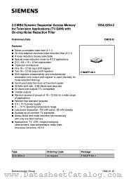 SDA9254-2 datasheet pdf Infineon
