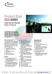 SDA9488X datasheet pdf Infineon