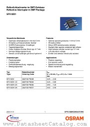 SFH9201 datasheet pdf Infineon