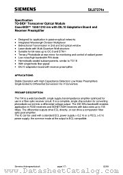 SIL87374N datasheet pdf Infineon