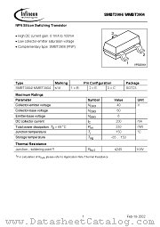 SMBT3904/MMBT3904 datasheet pdf Infineon