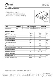 SMBTA06M datasheet pdf Infineon