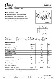 SMBTA06U datasheet pdf Infineon
