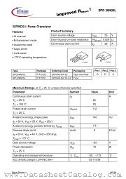 SPU28N05L datasheet pdf Infineon