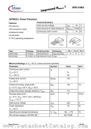 SPU31N05 datasheet pdf Infineon