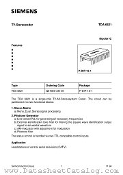 TDA6621 datasheet pdf Infineon