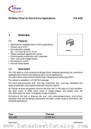 TLE4209 datasheet pdf Infineon