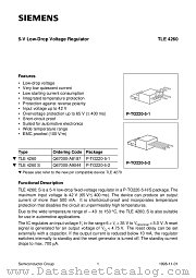 TLE4260 datasheet pdf Infineon