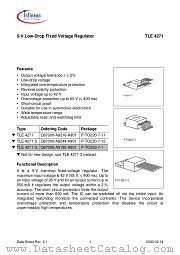 TLE4271 datasheet pdf Infineon