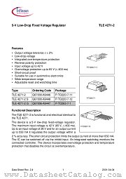 TLE4271-2G datasheet pdf Infineon