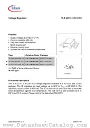 TLE4274V33-25 datasheet pdf Infineon