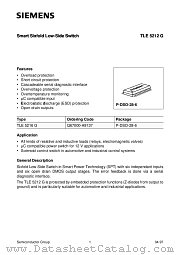 TLE5212-G datasheet pdf Infineon