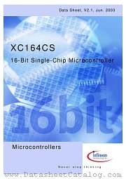 SAK-XC164CS-8F20FAD datasheet pdf Infineon
