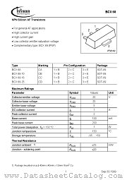BCX68 datasheet pdf Infineon