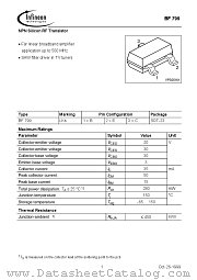 BF799 datasheet pdf Infineon