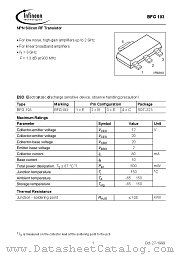 BFG193 datasheet pdf Infineon