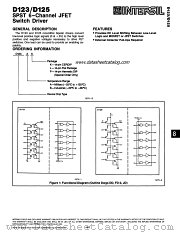 D123 datasheet pdf Intersil