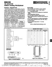 IH6116 datasheet pdf Intersil